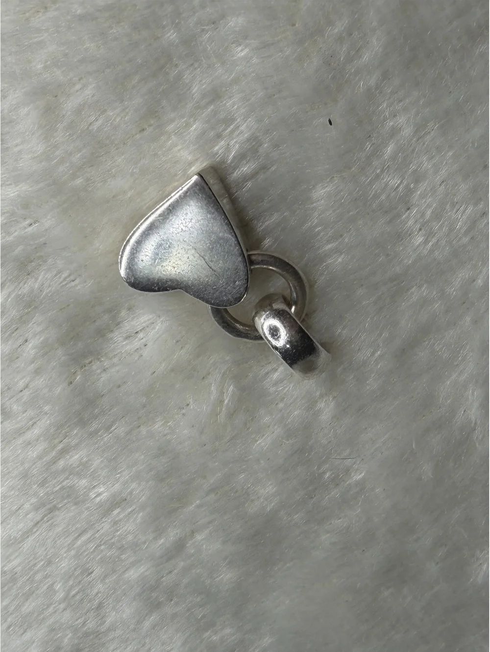 Vintage Silpada Solid Sterling Silver 3D Chunky Heart Pendant S0417